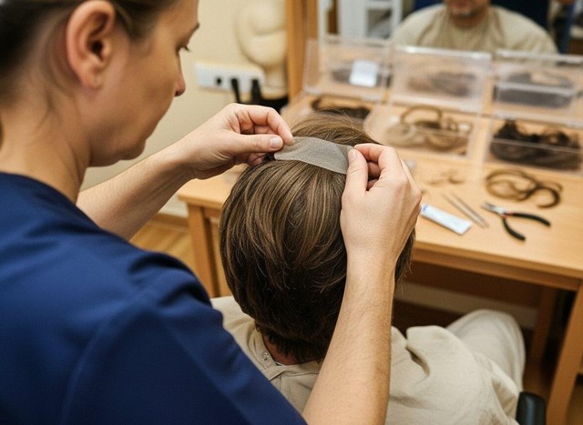 Pelucas de pelo natural a medida para hombre en Pontevedra - Imagen 1